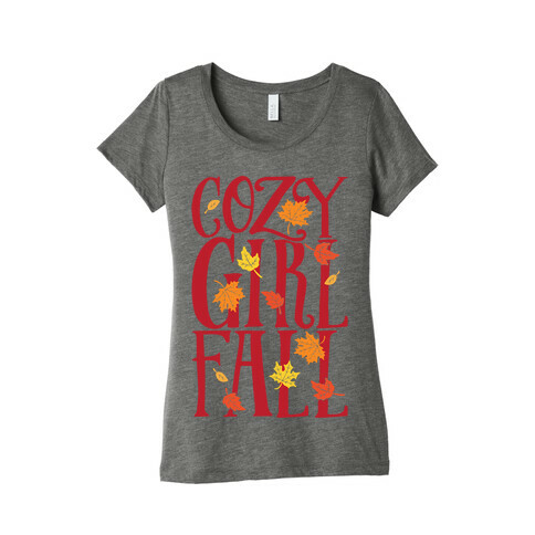 Cozy Girl Fall Womens T-Shirt