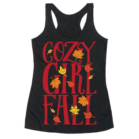 Cozy Girl Fall Racerback Tank Top