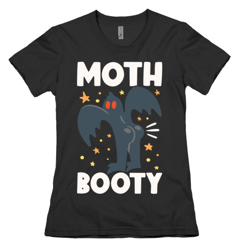 Moth-Booty Womens T-Shirt
