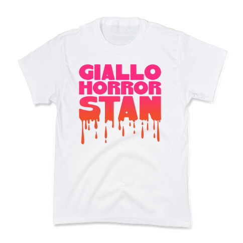 Giallo Horror Stan Kids T-Shirt