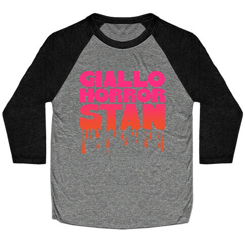 Giallo Horror Stan Baseball Tee