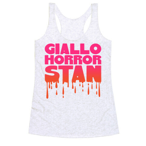 Giallo Horror Stan Racerback Tank Top