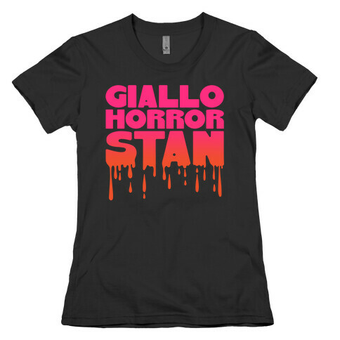 Giallo Horror Stan Womens T-Shirt