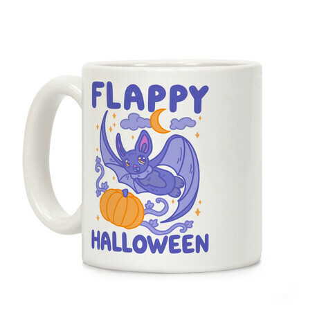 Flappy Halloween Bat Coffee Mug