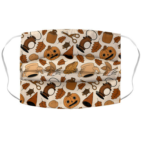 Into the Unknown Pattern Accordion Face Mask