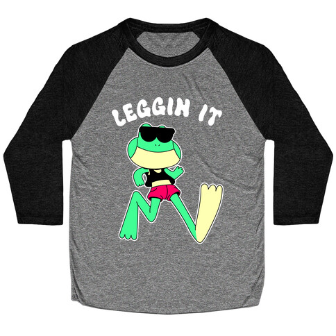 Leggin' It Frog Baseball Tee