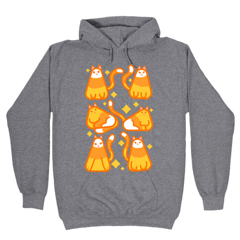 Candy Corn Cats Hooded Sweatshirt