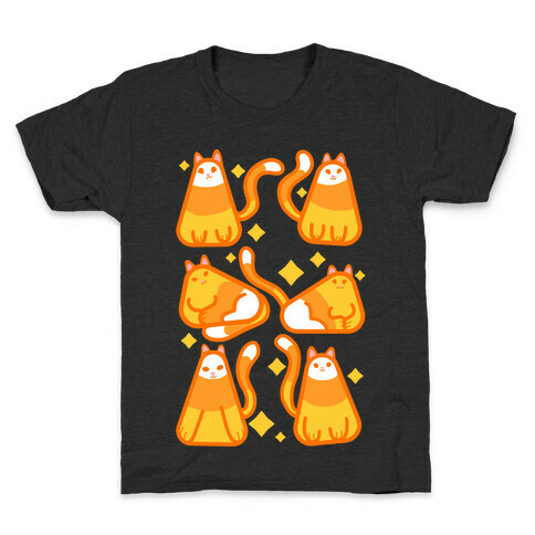 Candy Corn Cats Kids T-Shirt