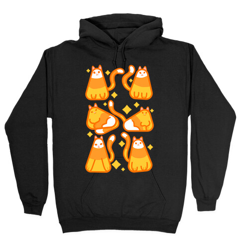 Candy Corn Cats Hooded Sweatshirt