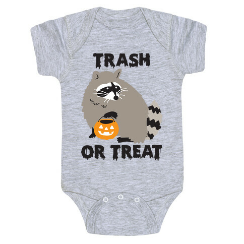 Trash Or Treat Raccoon Baby One-Piece