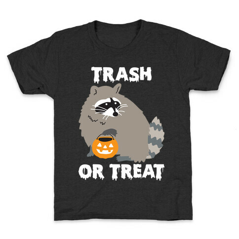 Trash Or Treat Raccoon Kids T-Shirt