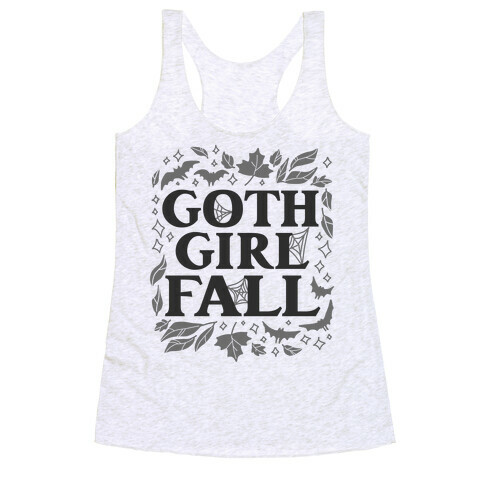 Goth Girl Fall Racerback Tank Top