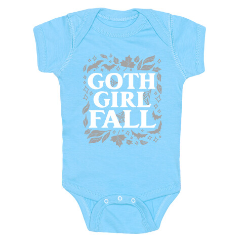 Goth Girl Fall Baby One-Piece