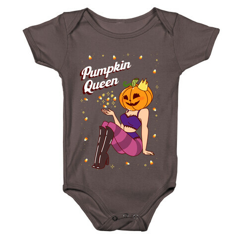 Pumpkin Queen Pin-Up Baby One-Piece