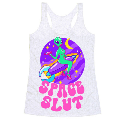 Space Slut Racerback Tank Top