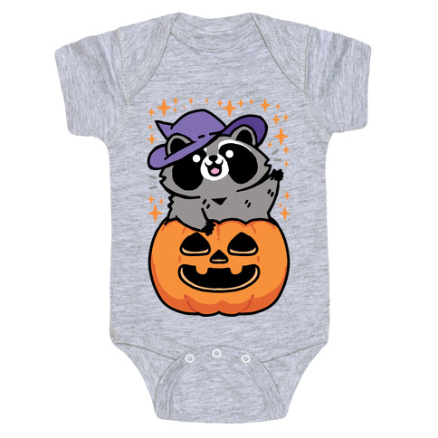 Cute Halloween Raccoon Baby One-Piece