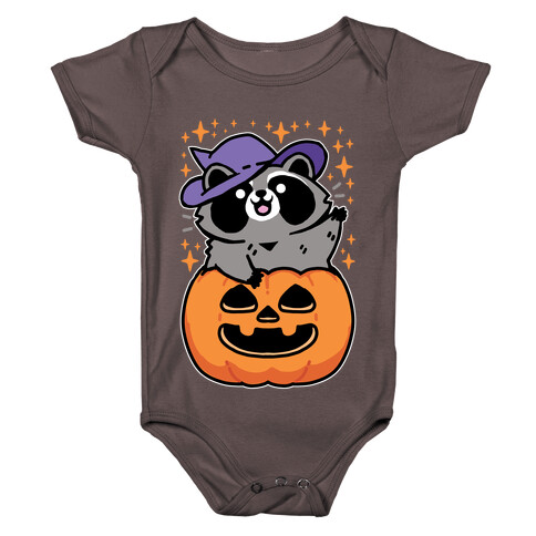 Cute Halloween Raccoon Baby One-Piece