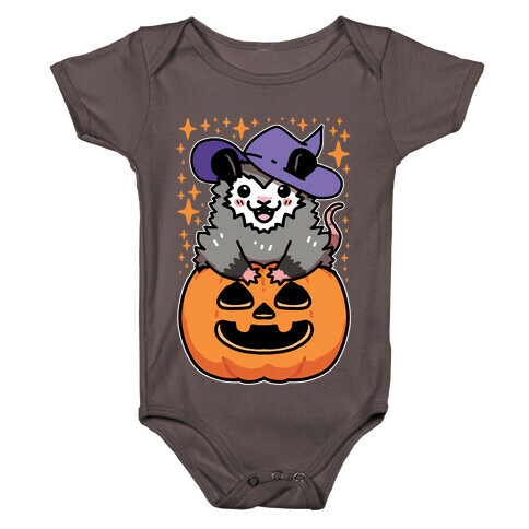 Cute Halloween Possum Baby One-Piece