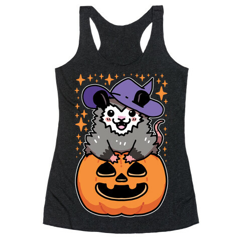 Cute Halloween Possum Racerback Tank Top