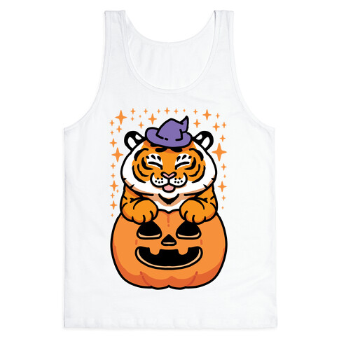 Cute Halloween Tiger Tank Top