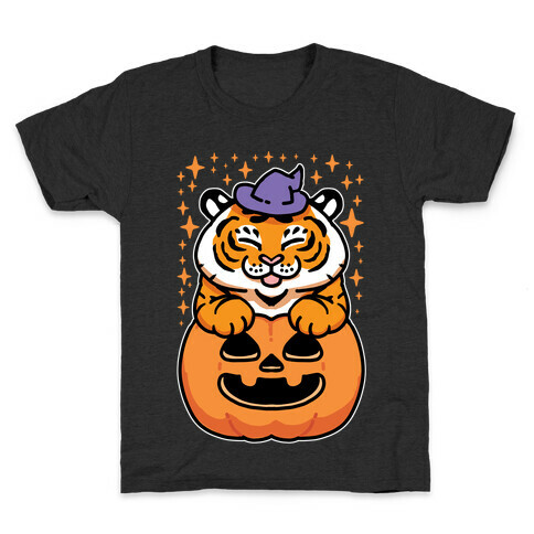 Cute Halloween Tiger Kids T-Shirt