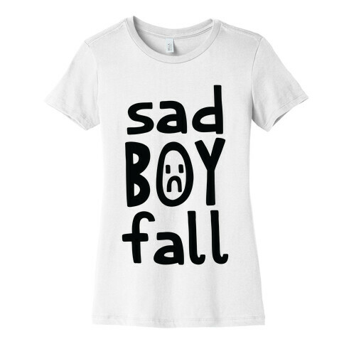 Sad Boy Fall Womens T-Shirt