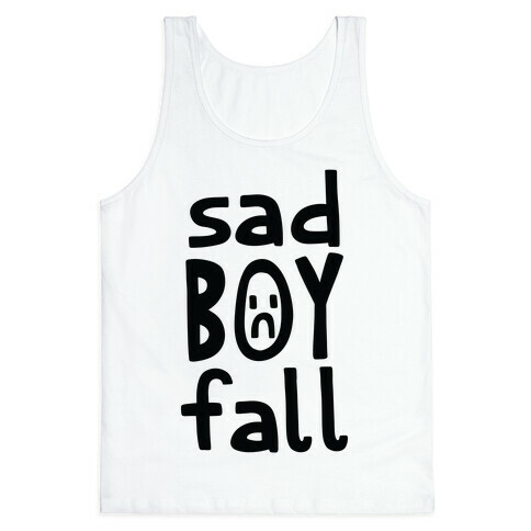 Sad Boy Fall Tank Top