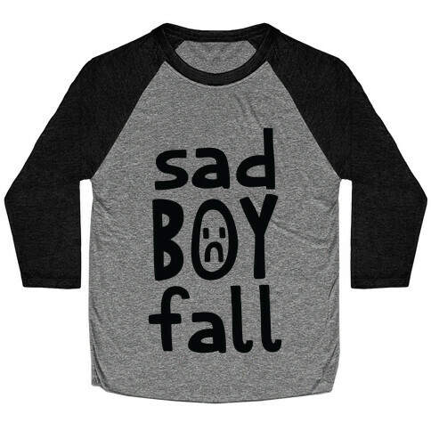 Sad Boy Fall Baseball Tee