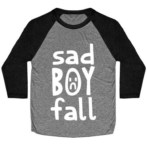 Sad Boy Fall Baseball Tee