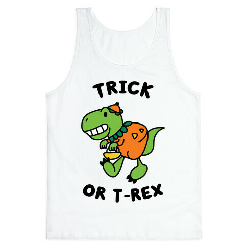 Trick or T-Rex Tank Top