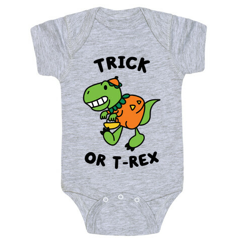 Trick or T-Rex Baby One-Piece