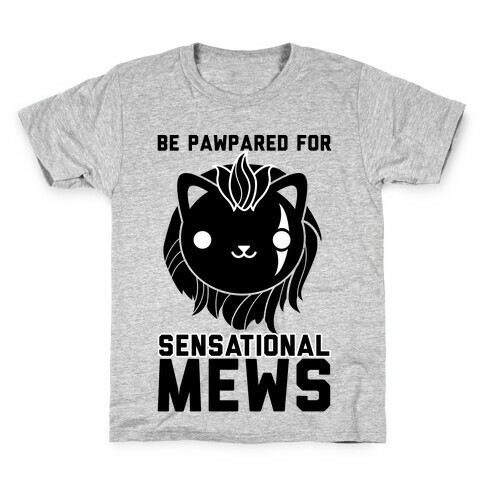 Be Pawpared for Sensational Mews Scar Kitty Kids T-Shirt