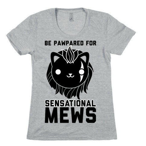 Be Pawpared for Sensational Mews Scar Kitty Womens T-Shirt