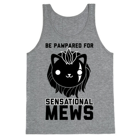 Be Pawpared for Sensational Mews Scar Kitty Tank Top