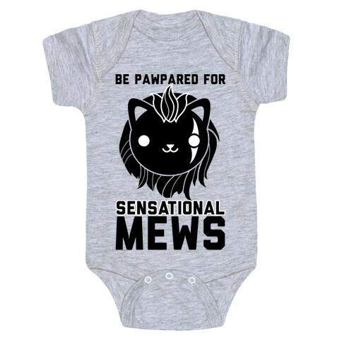 Be Pawpared for Sensational Mews Scar Kitty Baby One-Piece