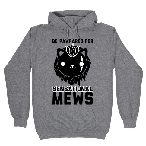 Be Pawpared for Sensational Mews Scar Kitty Hooded Sweatshirt