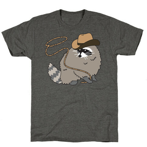 Cowboy Raccoon Lasso T-Shirt