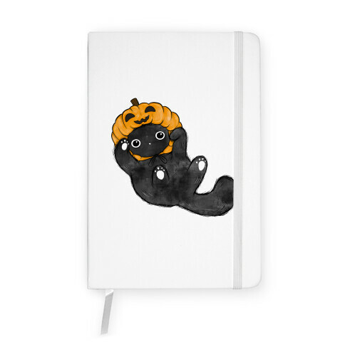 Halloween Pumpkin Cat  Notebook