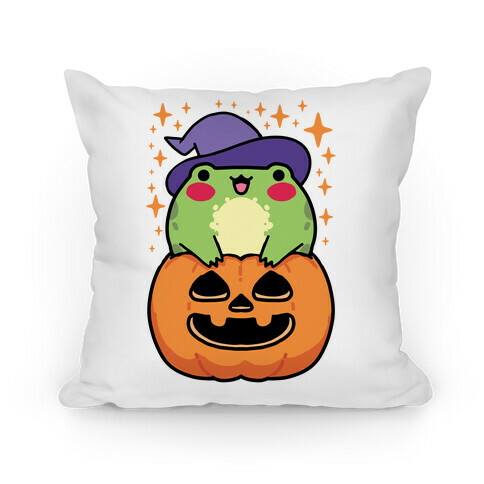Cute Halloween Frog Pillow