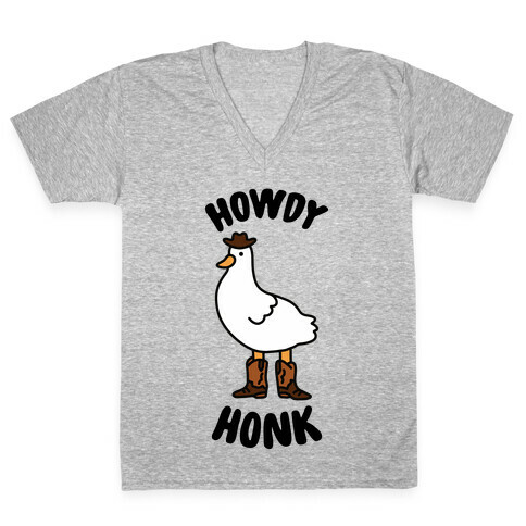 Howdy Honk V-Neck Tee Shirt