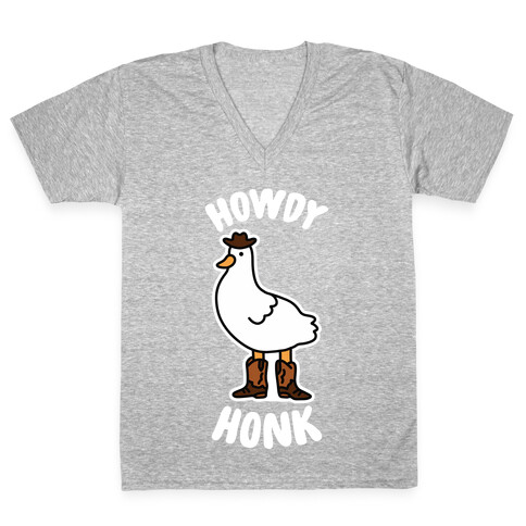 Howdy Honk V-Neck Tee Shirt