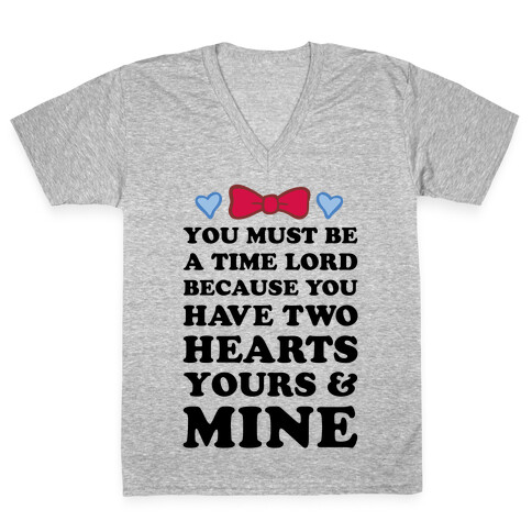 Time Lord Love V-Neck Tee Shirt