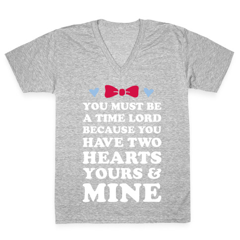 Time Lord Love V-Neck Tee Shirt