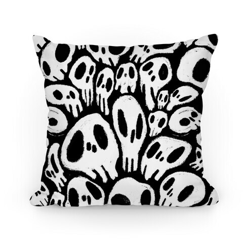 Soft Skulls Pillow