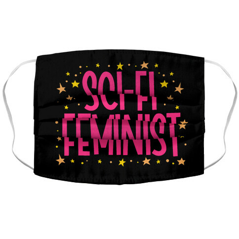 Sci-Fi Feminist  Accordion Face Mask