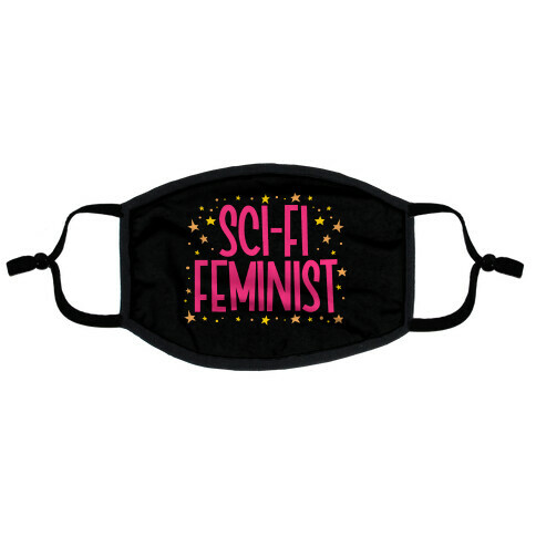 Sci-Fi Feminist  Flat Face Mask