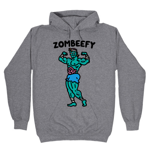 Zombeefy Parody Hooded Sweatshirt