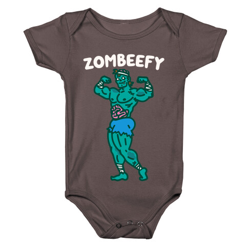 Zombeefy Parody Baby One-Piece