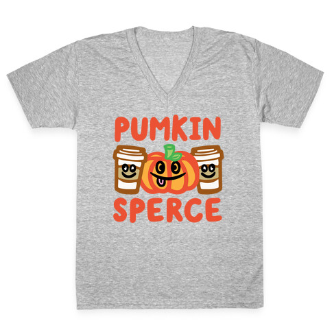 Pumkin Sperce Parody V-Neck Tee Shirt