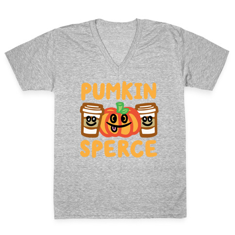 Pumkin Sperce Parody V-Neck Tee Shirt